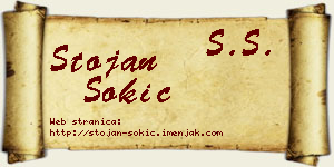 Stojan Sokić vizit kartica
